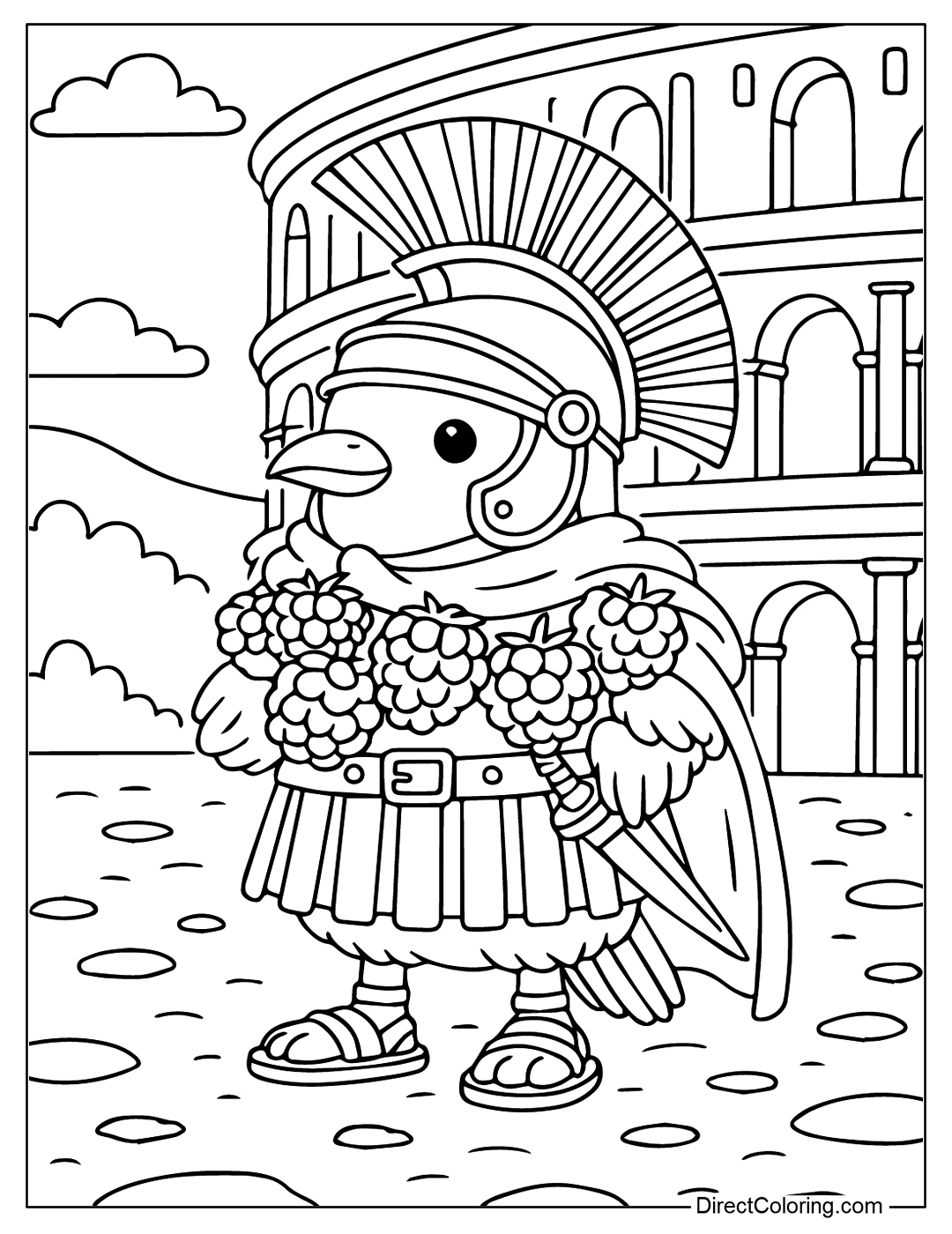 Brri Brri Bicus Dicus Bombicus Coloring Page